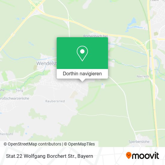 Stat.22 Wolfgang Borchert Str. Karte