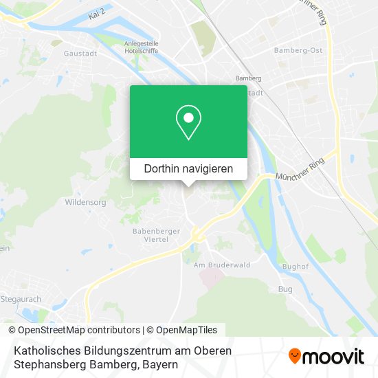 Katholisches Bildungszentrum am Oberen Stephansberg Bamberg Karte