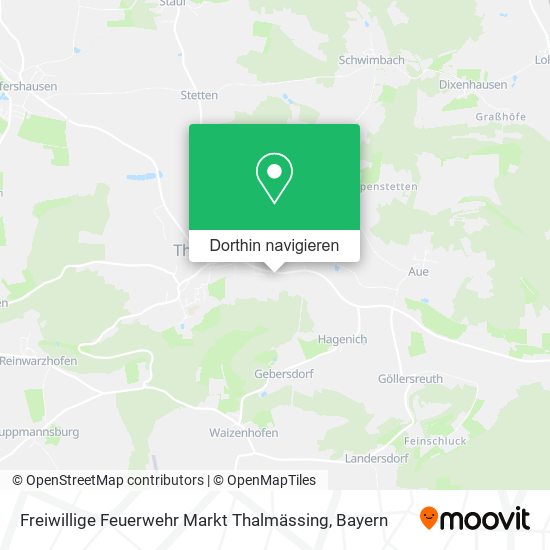 Freiwillige Feuerwehr Markt Thalmässing Karte