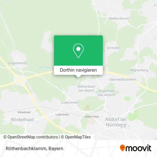 Röthenbachklamm Karte