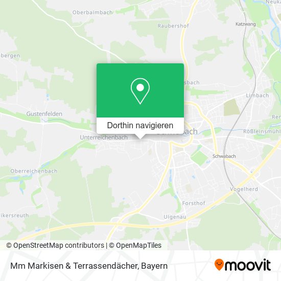 Mm Markisen & Terrassendächer Karte
