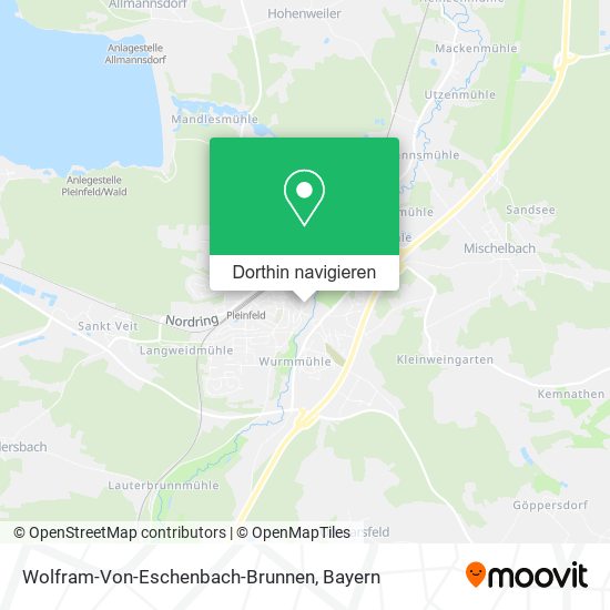 Wolfram-Von-Eschenbach-Brunnen Karte