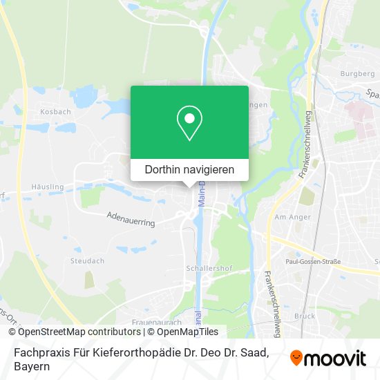 Fachpraxis Für Kieferorthopädie Dr. Deo Dr. Saad Karte