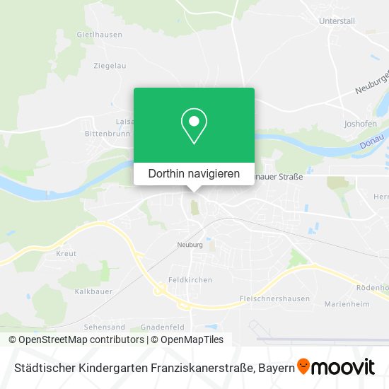 Städtischer Kindergarten Franziskanerstraße Karte
