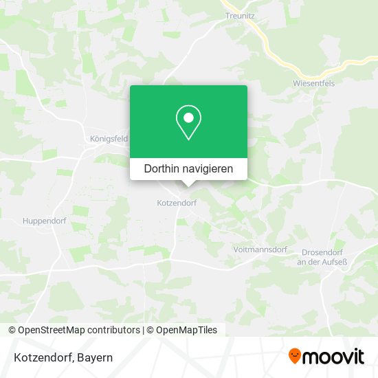 Kotzendorf Karte