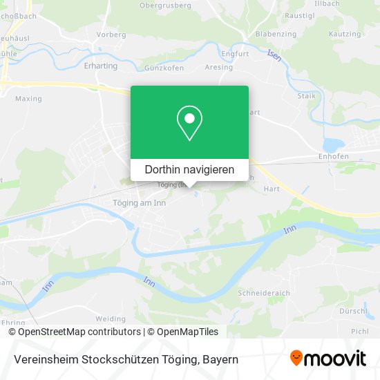 Vereinsheim Stockschützen Töging Karte