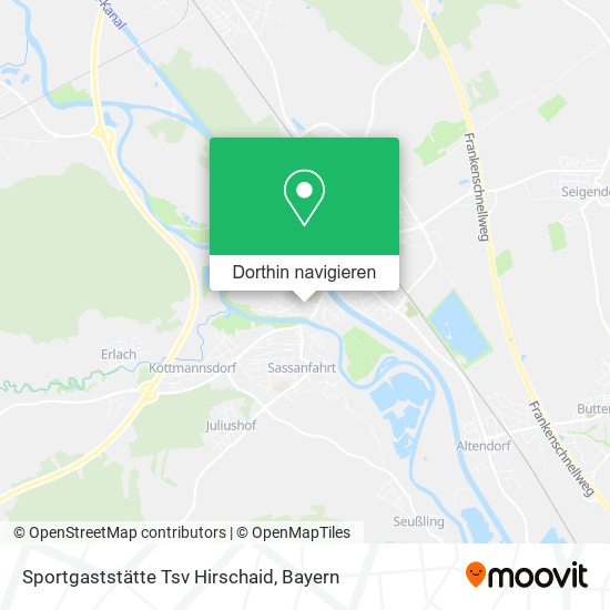 Sportgaststätte Tsv Hirschaid Karte