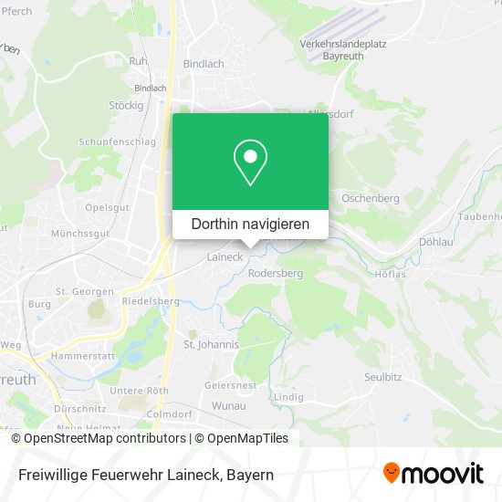 Freiwillige Feuerwehr Laineck Karte