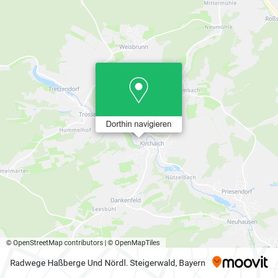 Radwege Haßberge Und Nördl. Steigerwald Karte