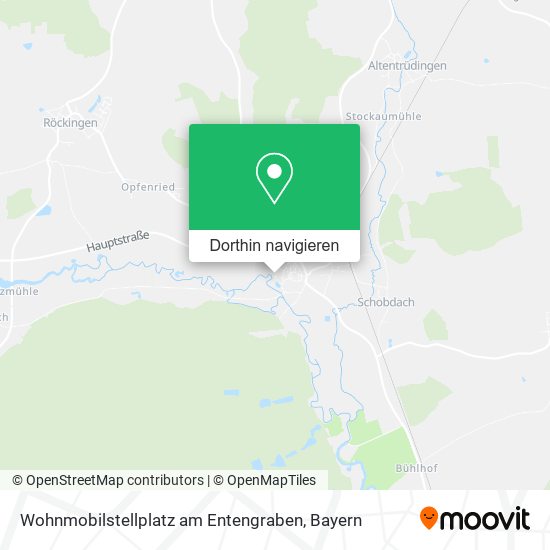 Wohnmobilstellplatz am Entengraben Karte