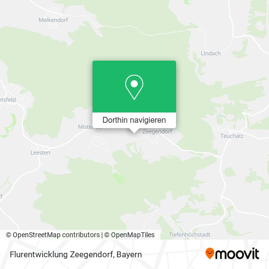 Flurentwicklung Zeegendorf Karte