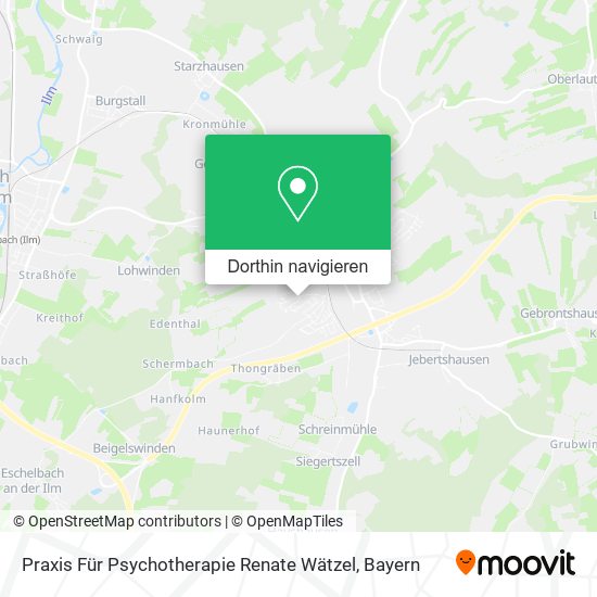 Praxis Für Psychotherapie Renate Wätzel Karte