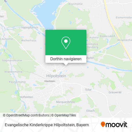 Evangelische Kinderkrippe Hilpoltstein Karte