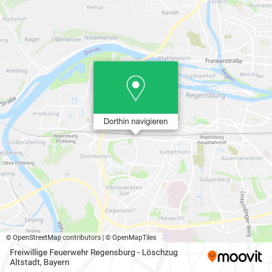 Freiwillige Feuerwehr Regensburg - Löschzug Altstadt Karte
