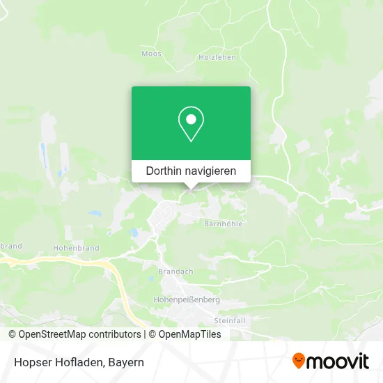 Hopser Hofladen Karte