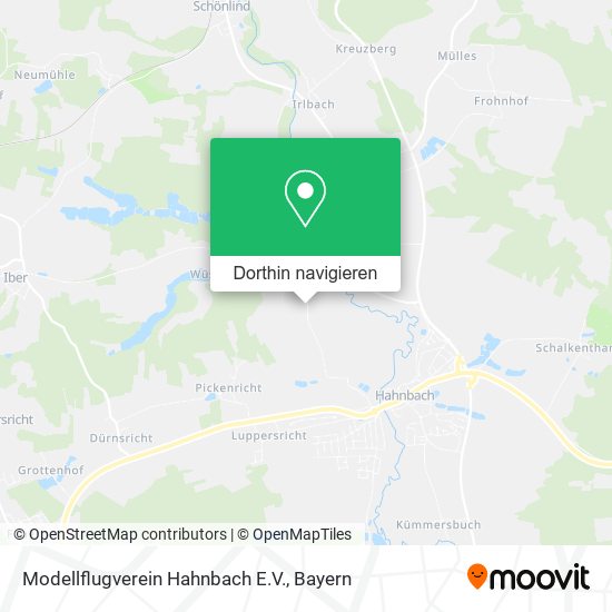 Modellflugverein Hahnbach E.V. Karte