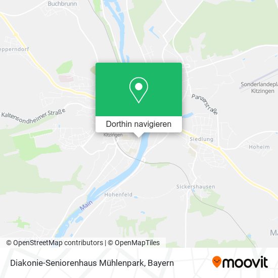 Diakonie-Seniorenhaus Mühlenpark Karte