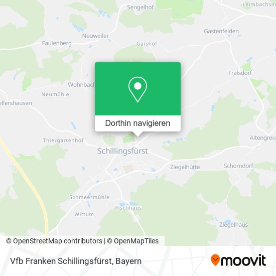 Vfb Franken Schillingsfürst Karte