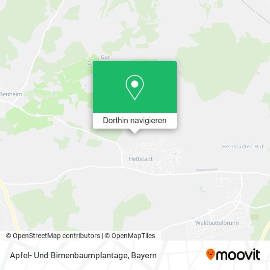Apfel- Und Birnenbaumplantage Karte