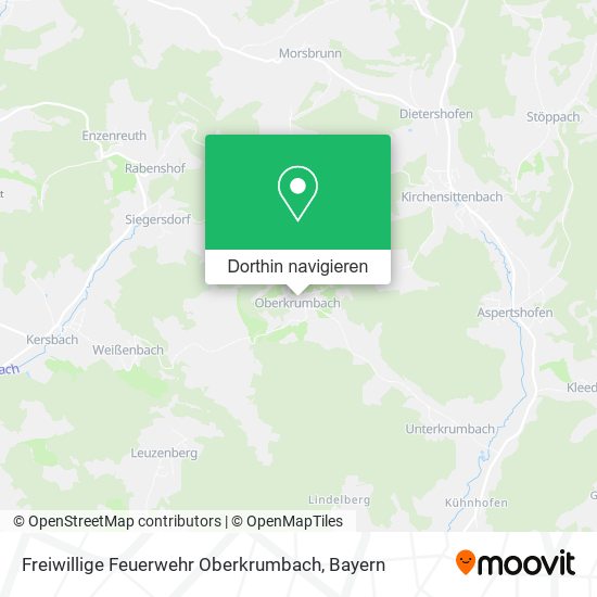 Freiwillige Feuerwehr Oberkrumbach Karte