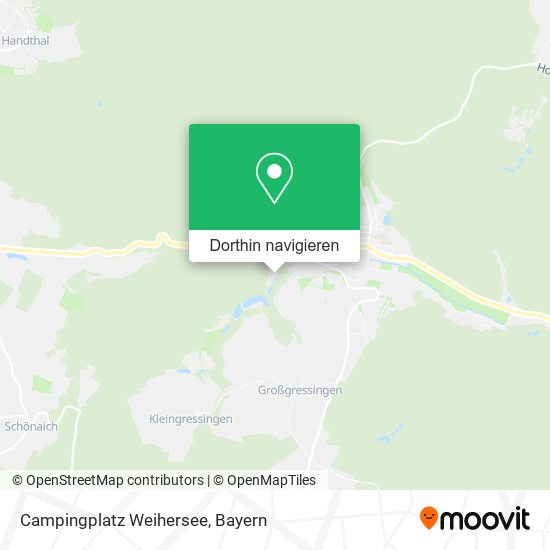 Campingplatz Weihersee Karte