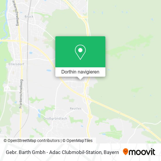 Gebr. Barth Gmbh - Adac Clubmobil-Station Karte