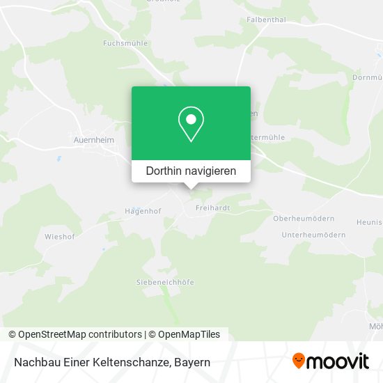 Nachbau Einer Keltenschanze Karte