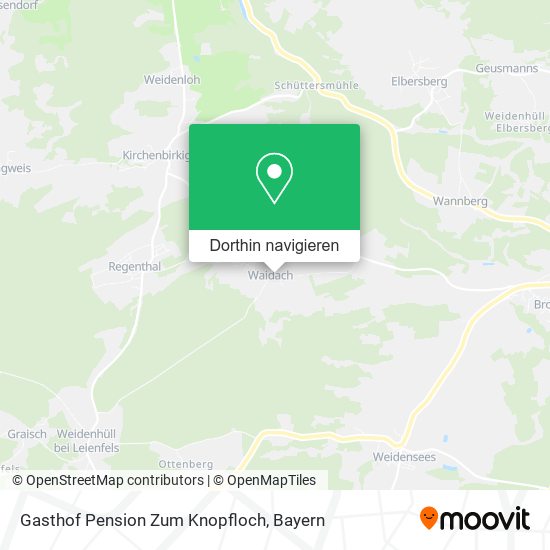 Gasthof Pension Zum Knopfloch Karte