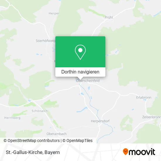 St.-Gallus-Kirche Karte