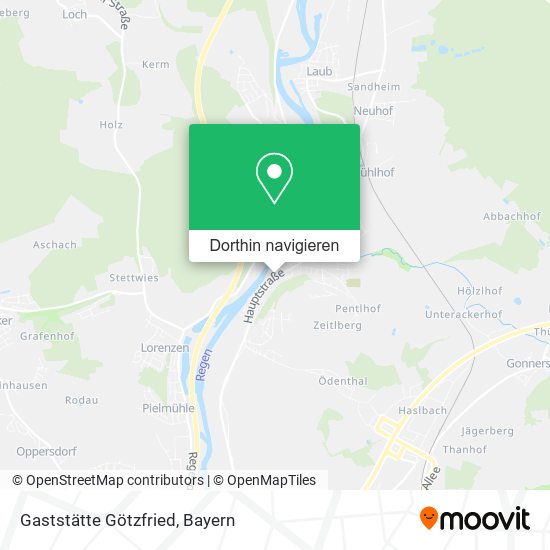Gaststätte Götzfried Karte