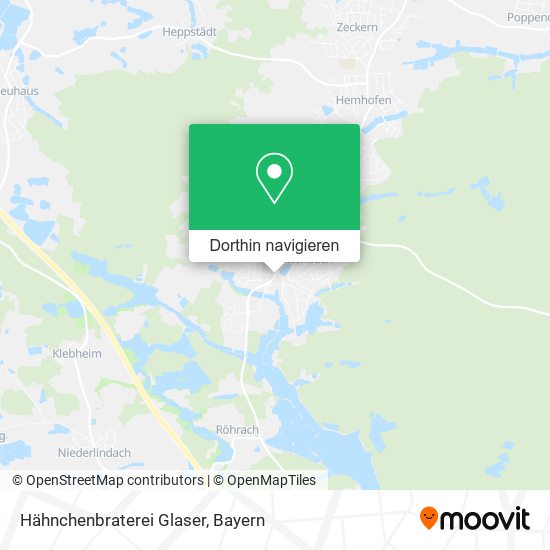 Hähnchenbraterei Glaser Karte