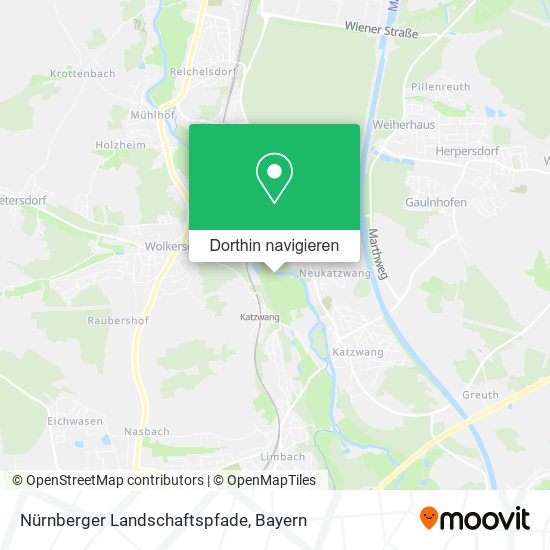 Nürnberger Landschaftspfade Karte