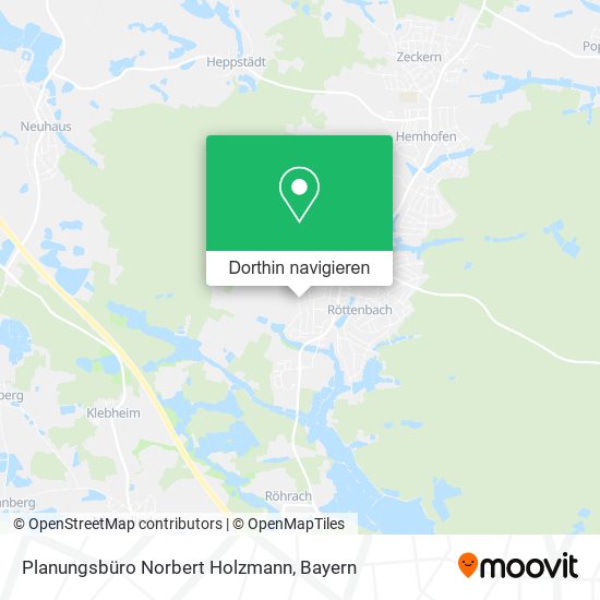 Planungsbüro Norbert Holzmann Karte
