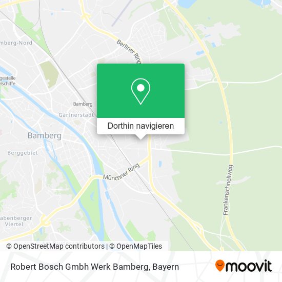 Robert Bosch Gmbh Werk Bamberg Karte