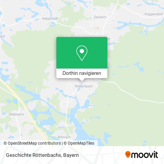 Geschichte Röttenbachs Karte