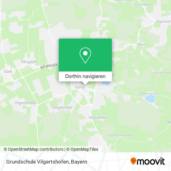 Grundschule Vilgertshofen Karte