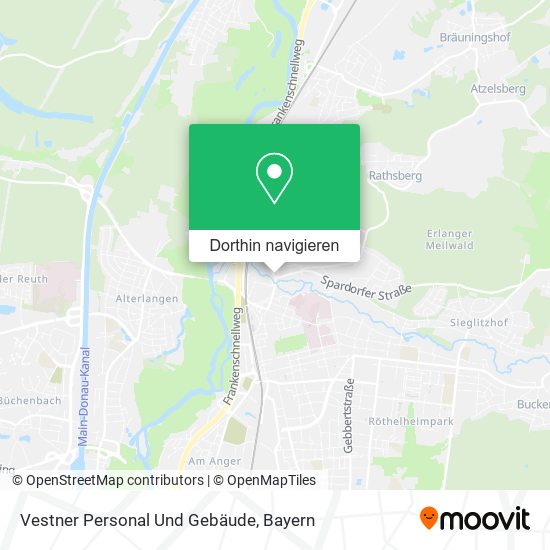 Vestner Personal Und Gebäude Karte
