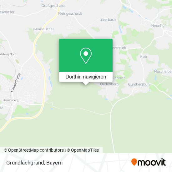 Gründlachgrund Karte