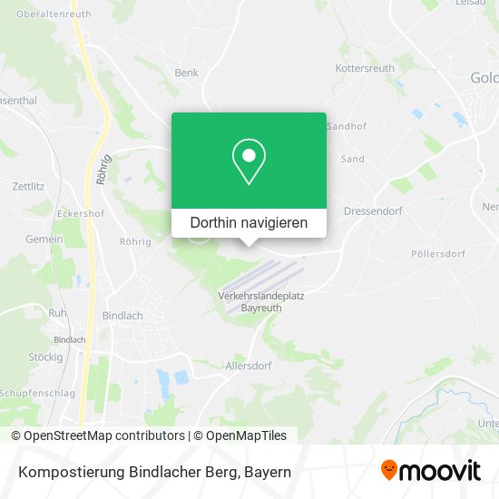 Kompostierung Bindlacher Berg Karte