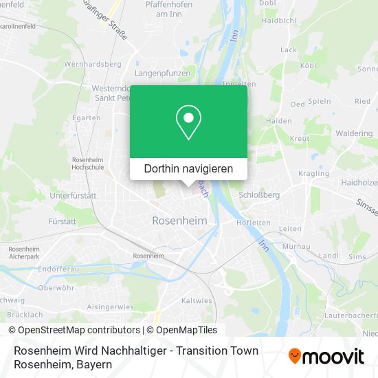 Rosenheim Wird Nachhaltiger - Transition Town Rosenheim Karte