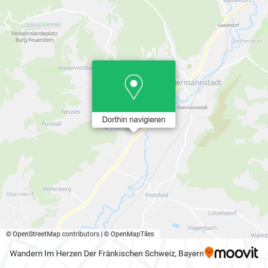 Wandern Im Herzen Der Fränkischen Schweiz Karte