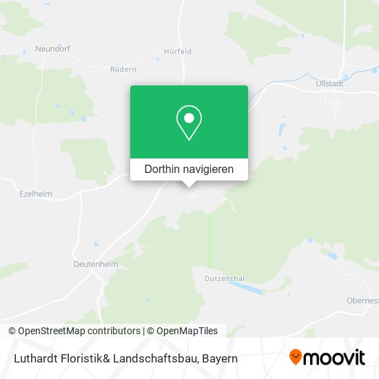 Luthardt Floristik& Landschaftsbau Karte