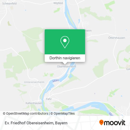 Ev. Friedhof Obereisenheim Karte