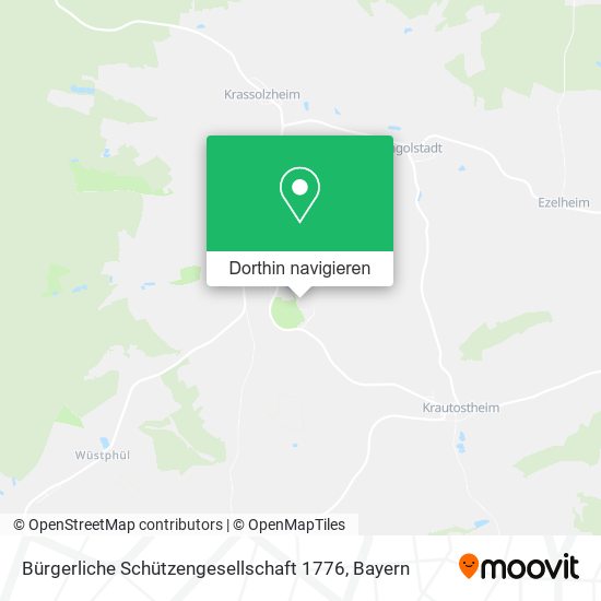 Bürgerliche Schützengesellschaft 1776 Karte