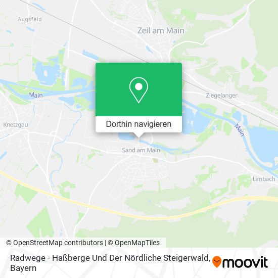 Radwege - Haßberge Und Der Nördliche Steigerwald Karte