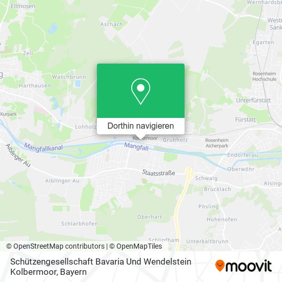 Schützengesellschaft Bavaria Und Wendelstein Kolbermoor Karte