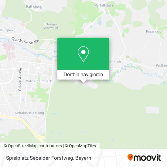 Spielplatz Sebalder Forstweg Karte