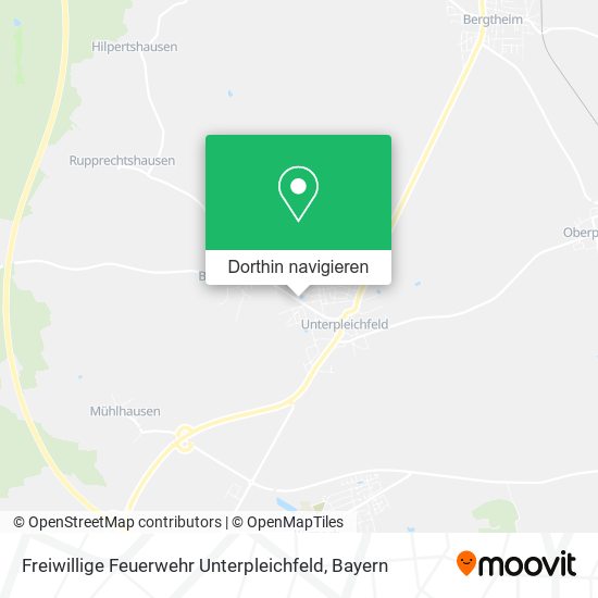 Freiwillige Feuerwehr Unterpleichfeld Karte