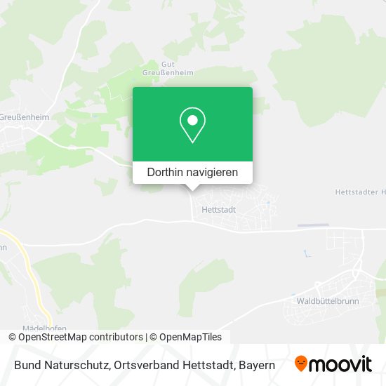 Bund Naturschutz, Ortsverband Hettstadt Karte