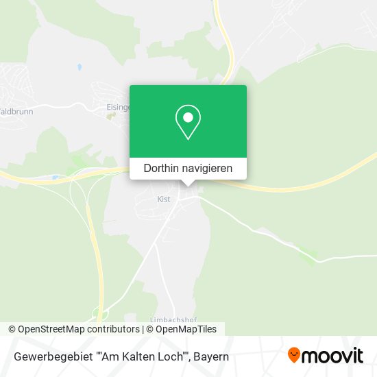 Gewerbegebiet ""Am Kalten Loch"" Karte